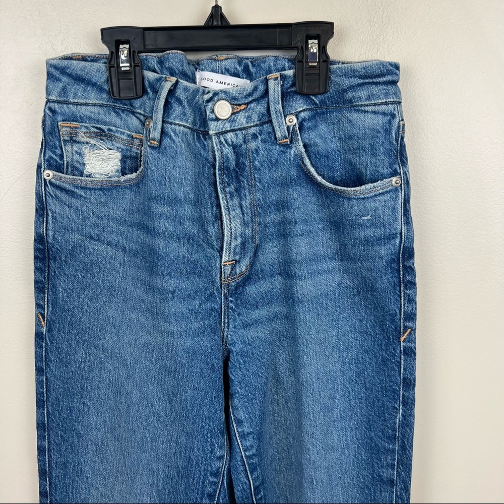 NEW Good American Blue568 in Size 0/25 - Picture 3 of 10